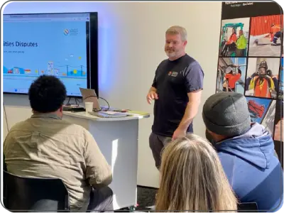 Commissioner Neil Mallon presenting at the South Auckland Youth Network