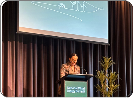 Presenting at the National Māori Summit